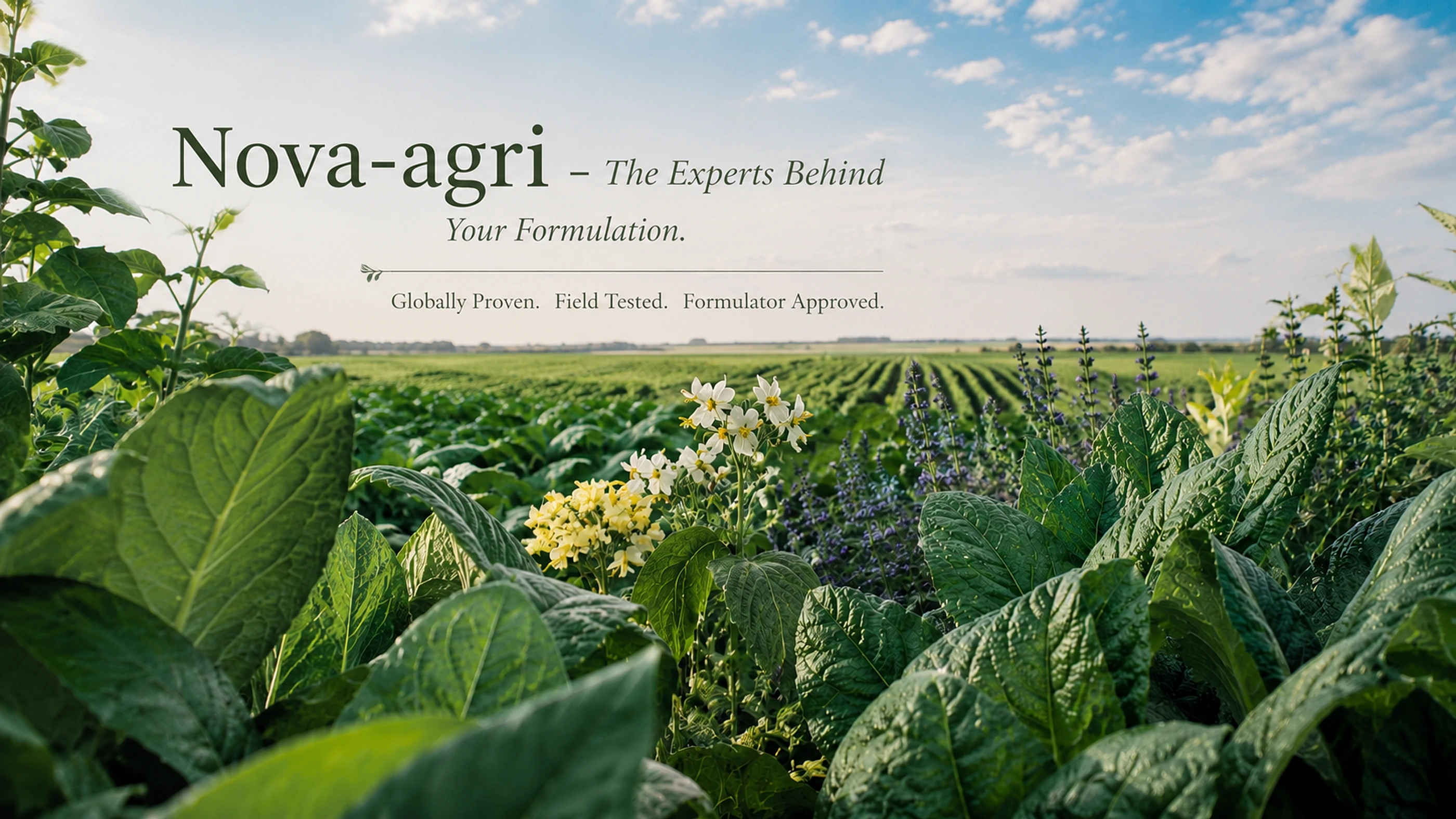 Nova Agri agricultural landscape and brand story